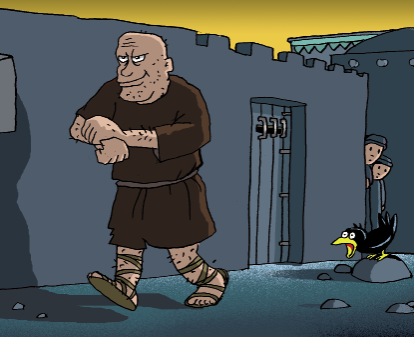Rudi und der 			freigelassene Mörder: Barabbas und Jesus