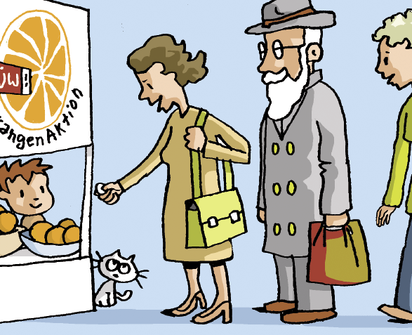OrangenAktion – Fruchtige Früchte für einen guten Zweck
