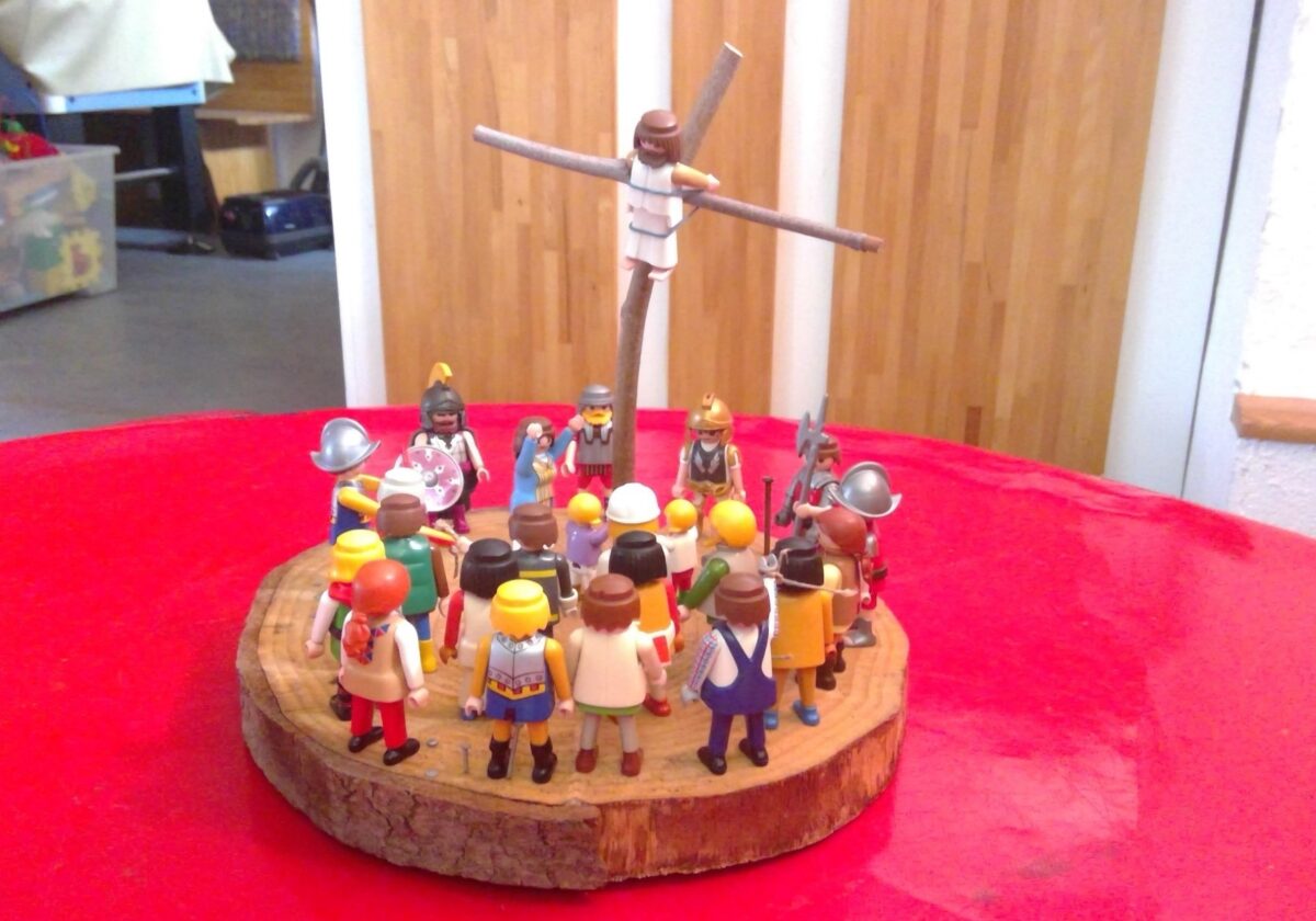  Ostergeschichte mit Playmobilfiguren