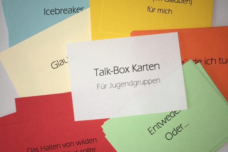  Talk Box Karten