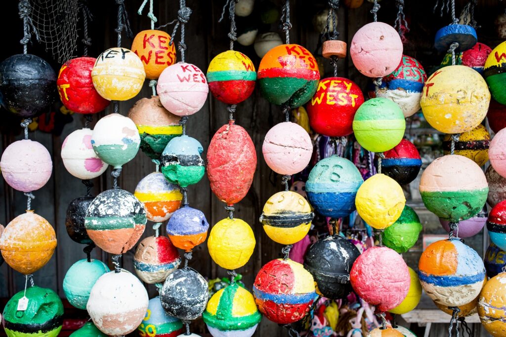 assorted hanging bath bombs