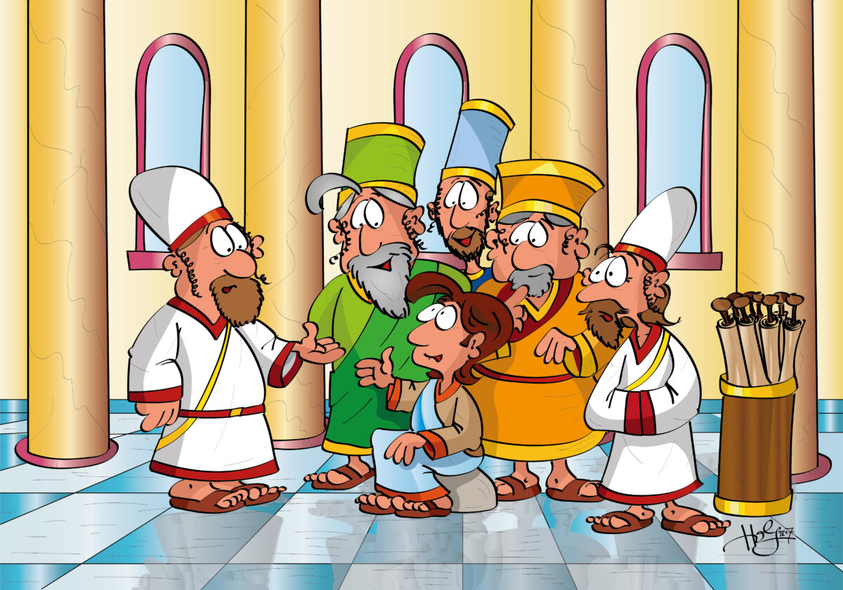  Cartoons: Die Geschichte rund um Jesu Geburt