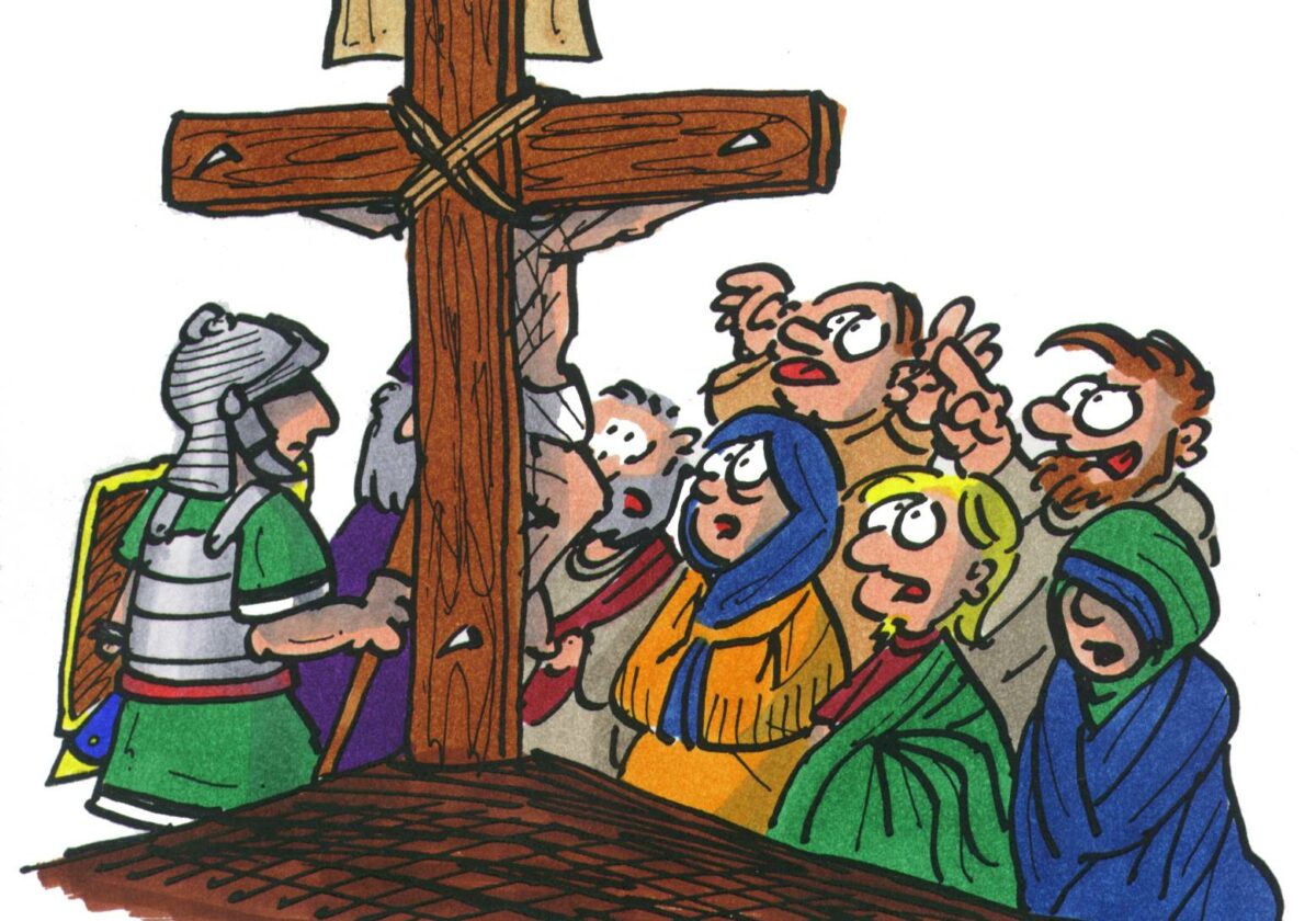  Cartoon: Passion, Ostern und Pfingsten