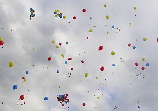  Luftballonstart zum Freizeitenbeginn