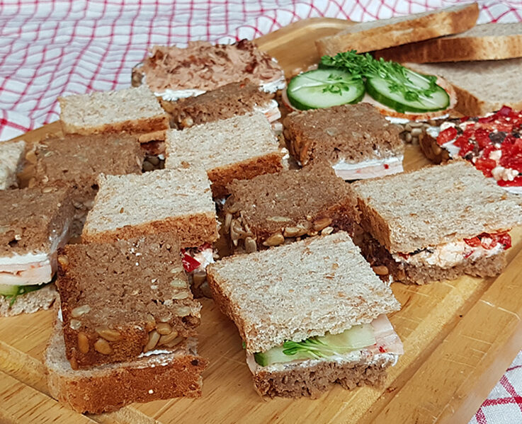 Dreierlei Sandwiches