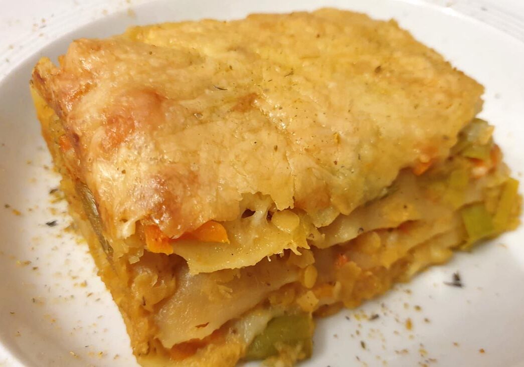 Gemüse Linsen Lasagne