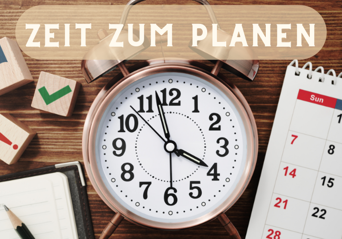  Dein Zeitplan für die Freizeitverpflegung